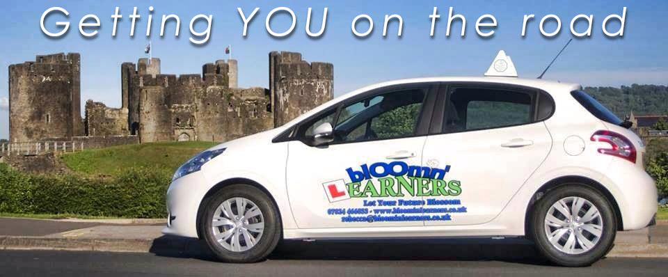 get driving lessons Cardiff with Bloomin Learners